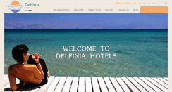 Desktop Screenshot of delfiniahotels.gr