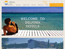Tablet Screenshot of delfiniahotels.gr